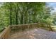 Back deck with lush trees in background at 486 Edward Ct, Marietta, GA 30066