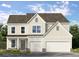 Charming two-story home with a two-car garage and traditional architectural details at 122 Parkview Dr, Dallas, GA 30157