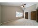 Bedroom featuring carpet, ceiling fan, and closet at 2921 Huntcliff Dr, Marietta, GA 30066