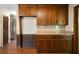Kitchen with wooden cabinets and neutral countertop at 2921 Huntcliff Dr, Marietta, GA 30066
