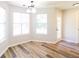 Cozy dining area featuring abundant natural light and modern flooring at 265 Mountainview Dr, Covington, GA 30016