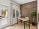 Cozy office space with a modern desk, stylish decor, and a view of the outdoor patio at 1906 Variations Ne Dr, Atlanta, GA 30329