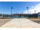 Enjoy the community tennis and pickleball courts, lit for nighttime play and surrounded by fencing at 512 Aberdeen Meadow Ln, Acworth, GA 30102
