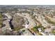 Expansive aerial view showing the neighborhood layout and the home's location within the community at 3564 Nathan Farm Ln, Buford, GA 30519