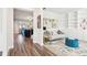 Cozy living room showcases hardwood floors and an open floor plan at 3564 Nathan Farm Ln, Buford, GA 30519