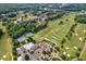 Beautiful aerial view of homes in a golf course community, with mature trees and scenic fairways at 177 Grandmar Chase, Canton, GA 30115