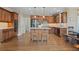 Spacious kitchen with stainless steel appliances and a central island at 177 Grandmar Chase, Canton, GA 30115