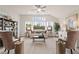 Inviting living room with vaulted ceilings, large windows, and neutral decor at 1220 Cedarcrest Blvd, Acworth, GA 30101