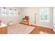 Playful bedroom featuring natural light, hardwood floors, and whimsical wall decor at 1862 Lake Ebenezer Trl, Marietta, GA 30066