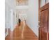 Inviting foyer with gleaming hardwood floors leading into an open-concept layout, enhanced by natural light and soaring ceilings at 1862 Lake Ebenezer Trl, Marietta, GA 30066
