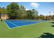 Well-maintained tennis courts with a green and blue surface, offering a great recreational amenity at 1862 Lake Ebenezer Trl, Marietta, GA 30066