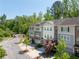 Exterior shot of townhomes and street view at 2813 White Oak Ln, Decatur, GA 30032