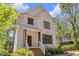 Attractive two-story home with white siding, dark trim, and covered front porch at 842 Bridgewater Sw St, Atlanta, GA 30310