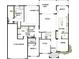 First-floor plan showcasing the kitchen, Gathering room, and primary suite layout at 2023 Fern Mountain Ln, Marietta, GA 30064