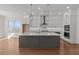 Modern kitchen featuring an island and stainless steel appliances at 2023 Fern Mountain Ln, Marietta, GA 30064