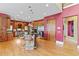 Gourmet kitchen featuring stone island, stainless steel appliances, and custom cabinetry at 2220 Peachtree Rd, Cumming, GA 30041
