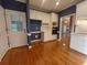 Well-equipped kitchen area with white cabinets and stylish built-in oven at 1272 Saxony Se Dr, Conyers, GA 30013