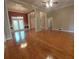 Bright living room showcasing hardwood floors and ample natural light at 1272 Saxony Se Dr, Conyers, GA 30013