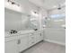 Primary bathroom features double vanity and glass shower at 2019 Fern Mountain Ln, Marietta, GA 30064