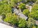 Aerial shot showcases an apartment complex surrounded by mature trees and convenient parking at 1234 Weatherstone Ne Dr, Atlanta, GA 30324