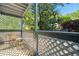 Charming porch area with lattice detailing, perfect for relaxing and enjoying the outdoors at 1234 Weatherstone Ne Dr, Atlanta, GA 30324