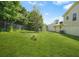 Spacious backyard with green grass, enclosed by trees, offering a secluded and serene outdoor area at 1248 To Lani Ct, Stone Mountain, GA 30083