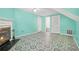 Finished basement with tile flooring and a fireplace with mantle at 1248 To Lani Ct, Stone Mountain, GA 30083