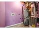 Utility room featuring the hot water heater and furnace at 1248 To Lani Ct, Stone Mountain, GA 30083