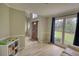 Inviting entryway with hardwood floors, a decorative front door, and a view to the exterior at 1761 Mcdaniel Mill Rd Sw, Conyers, GA 30094
