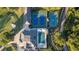 Overhead view of the community pool and tennis courts at 5086 Cumberland Ct, Villa Rica, GA 30180