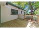Newly built wooden deck, ideal for outdoor entertaining and relaxation at 181 W Hightower Trl, Social Circle, GA 30025