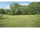 Spacious backyard area surrounded by mature trees and greenery, perfect for outdoor activities and relaxation at 2156 Fairway Cir, Duluth, GA 30096