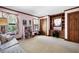 Spacious bedroom with built in shelves, large windows and pink walls at 3141 Burnt Hickory Nw Rd, Marietta, GA 30064