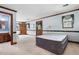 Spacious bedroom with carpet, wood trim and air mattress on the floor at 3141 Burnt Hickory Nw Rd, Marietta, GA 30064