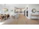 Open concept kitchen with a breakfast nook featuring modern appliances and ample counter space at 648 Gold Valley Pass, Canton, GA 30114