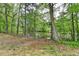 Picturesque view of the lake waterfront area from the backyard at 226 Sandra Nw Dr, Lilburn, GA 30047