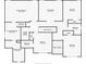 Detailed floor plan of the home's layout, featuring bedrooms, bathrooms, and bonus room on the second floor at 6414 Blue Water Dr, Buford, GA 30518