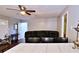 Open-concept living area with tile-topped bar and a large comfortable sofa at 4270 Mountain Glen Trce, Snellville, GA 30039