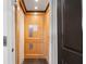 A wood-paneled elevator for convenient access between floors at 631 Boulevard Ne, Atlanta, GA 30308