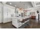 Spacious kitchen featuring a large island, white cabinetry, and open layout to living spaces at 631 Boulevard Ne, Atlanta, GA 30308