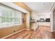 Cozy kitchen with updated appliances, eat-in nook, and plenty of natural light at 24 Autry Road, Auburn, GA 30011