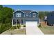 Beautiful two-story home featuring a well-manicured lawn and a two-car garage at 3690 Summerpoint Xing, Cumming, GA 30028