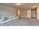 Expansive bonus room with soft carpeting and lots of entryways and doorways at 3419 Mulberry Cove Way, Auburn, GA 30011