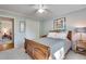Bedroom featuring a full size bed and a double door closet at 1631 Manhasset Dr, Atlanta, GA 30338