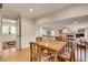 Cozy breakfast nook opens to the entry with hardwood floors, natural light, and neutral tones at 1631 Manhasset Dr, Atlanta, GA 30338