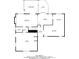 Detailed floor plan showcasing the layout of the living room, kitchen, Gathering room, and outdoor screened porch at 1631 Manhasset Dr, Atlanta, GA 30338