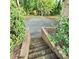 Brick steps lead down to a spacious driveway, complemented by green landscaping, offering convenient access and curb appeal at 1901 Arnold Dr, Austell, GA 30106