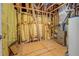 Unfinished basement space with insulation and mechanicals at 1670 Cooper Lakes Dr, Grayson, GA 30017