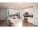 Modern kitchen featuring white cabinets, stainless steel appliances, and an island at 2019 Chelton Se Way, Smyrna, GA 30080