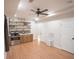 Kitchenette with stainless steel appliances, wooden cabinets, and open shelving at 2019 Chelton Se Way, Smyrna, GA 30080